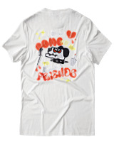 T-Shirt Αντρικό - I Didnt Come Here To Make Friends - Color Thumbnail Άσπρο
