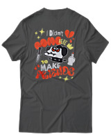 T-Shirt Αντρικό - I Didnt Come Here To Make Friends - Color Thumbnail Ανθρακί