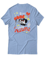 T-Shirt Αντρικό - I Didnt Come Here To Make Friends - Color Thumbnail Γαλάζιο