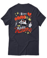 T-Shirt Αντρικό - I Didnt Come Here To Make Friends - Color Thumbnail Σκούρο Μπλε