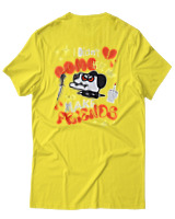 T-Shirt Αντρικό - I Didnt Come Here To Make Friends - Color Thumbnail Κίτρινο