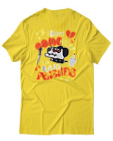 T-Shirt Αντρικό - I Didnt Come Here To Make Friends - Color Thumbnail Χρυσό Κίτρινο