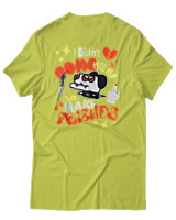 T-Shirt Αντρικό - I Didnt Come Here To Make Friends - Color Thumbnail Λαχανί