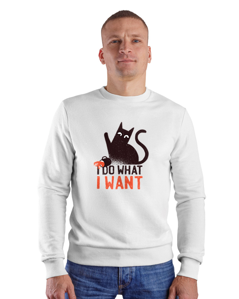 Φούτερ χωρίς κουκούλα Αντρικό - I Do What I Want - Image 1