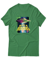 T-Shirt Αντρικό - I Dont Believe In Humans - Color Thumbnail Πράσινο