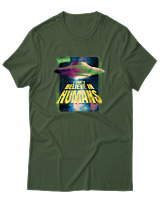 T-Shirt Αντρικό - I Dont Believe In Humans - Color Thumbnail Κυπαρισσί