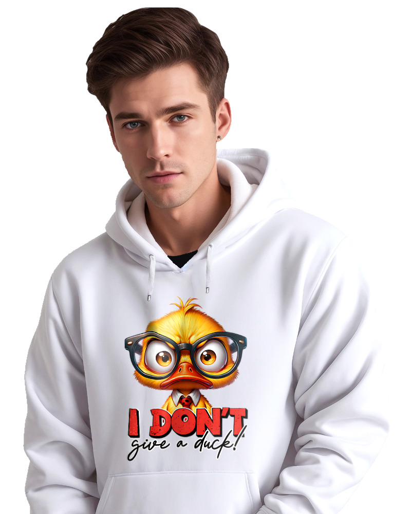 Φούτερ με κουκούλα - I Don't Give A Duck - Image 2