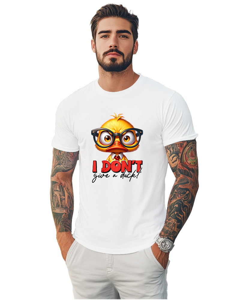 T-Shirt Unisex - I Don't Give A Duck - Image 1