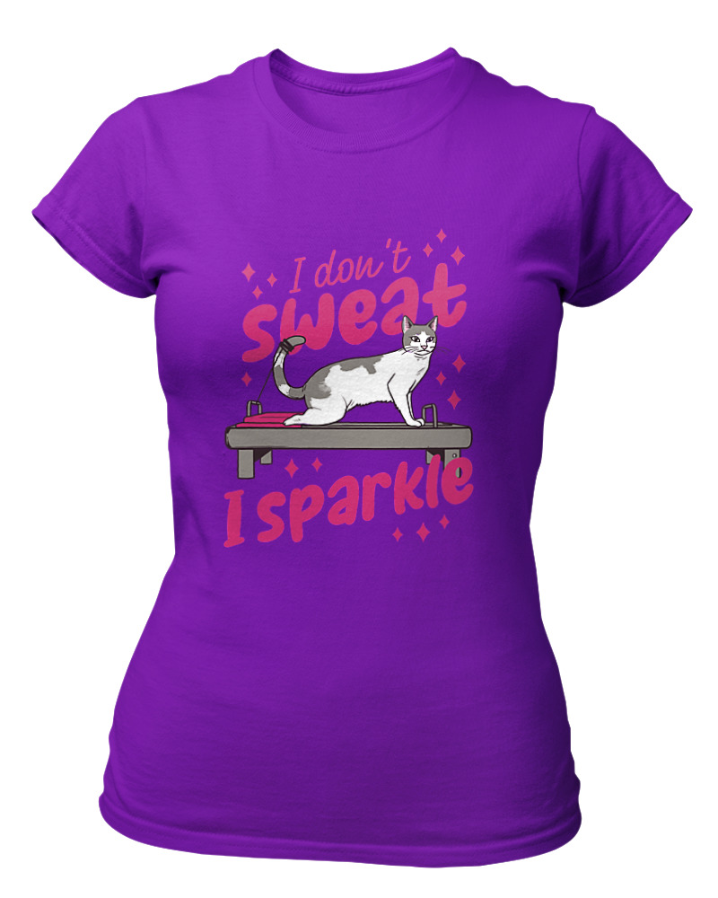 I Dont Sweat I Sparkle Cat