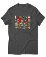 T-Shirt Αντρικό - I Have Multiple Personalities - Color Thumbnail Ανθρακί