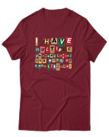 T-Shirt Αντρικό - I Have Multiple Personalities - Color Thumbnail Σκούρο Κόκκινο