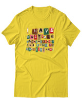 T-Shirt Αντρικό - I Have Multiple Personalities - Color Thumbnail Χρυσό Κίτρινο