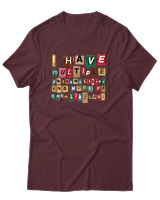 T-Shirt Αντρικό - I Have Multiple Personalities - Color Thumbnail Μπορντό