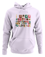 Φούτερ με κουκούλα - I Have Multiple Personalities - Color Thumbnail Λιλά