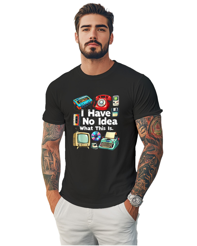 T-Shirt Αντρικό - I Have No Idea What This Is - Image 1