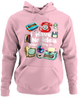 Φούτερ με κουκούλα - I Have No Idea What This Is - Color Thumbnail Pink