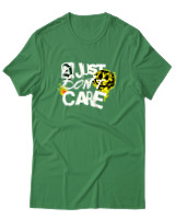 T-Shirt Αντρικό - I Just Dont Care - Color Thumbnail Πράσινο