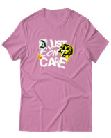 T-Shirt Αντρικό - I Just Dont Care - Color Thumbnail Ροζ