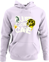 Φούτερ με κουκούλα - I Just Dont Care - Color Thumbnail Λιλά