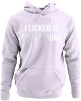 Φούτερ με κουκούλα - I Licked It So Its Mine - Color Thumbnail Λιλά