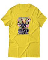 T-Shirt Αντρικό - I Love Heavy Metal - Color Thumbnail Χρυσό Κίτρινο