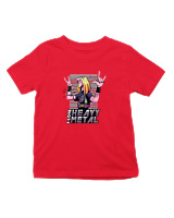T-Shirt  Παιδικό - I Love Heavy Metal - Color Thumbnail Κόκκινο