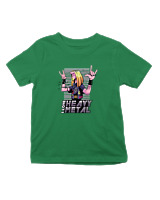 T-Shirt  Παιδικό - I Love Heavy Metal - Color Thumbnail Πράσινο