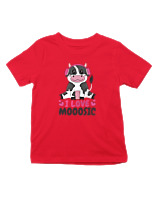 T-Shirt  Παιδικό - I Love Mooosic - Color Thumbnail Κόκκινο