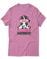 T-Shirt  Γυναικείο - I Love Mooosic - Color Thumbnail Ροζ