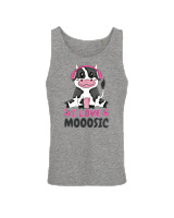Αμάνικο Μπλουζάκι Αντρικό - I Love Mooosic - Color Thumbnail Γκρί Μελανζέ