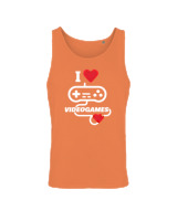 Αμάνικο Μπλουζάκι Αντρικό - I Love Videogames - Color Thumbnail Peach