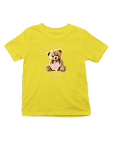 T-Shirt  Παιδικό - I Love You Bear - Color Thumbnail Κίτρινο