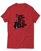 T-Shirt Αντρικό - I May Be Old But  - Color Thumbnail Κόκκινο