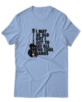 T-Shirt Αντρικό - I May Be Old But  - Color Thumbnail Γαλάζιο
