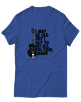 T-Shirt Αντρικό - I May Be Old But  - Color Thumbnail Μπλε Ρουά
