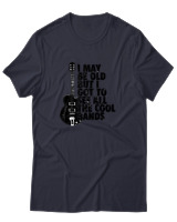 T-Shirt Αντρικό - I May Be Old But  - Color Thumbnail Σκούρο Μπλε