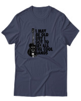T-Shirt Αντρικό - I May Be Old But  - Color Thumbnail Μπλε Γκρι