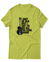 T-Shirt Αντρικό - I May Be Old But  - Color Thumbnail Λαχανί