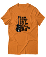 T-Shirt Αντρικό - I May Be Old But  - Color Thumbnail Πορτοκαλί