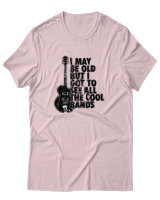 T-Shirt Αντρικό - I May Be Old But  - Color Thumbnail Απαλό Ροζ