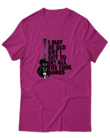 T-Shirt Αντρικό - I May Be Old But  - Color Thumbnail Φουξια
