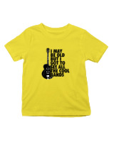 T-Shirt  Παιδικό - I May Be Old But  - Color Thumbnail Κίτρινο