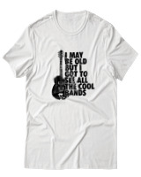 T-Shirt  Γυναικείο - I May Be Old But  - Color Thumbnail Άσπρο