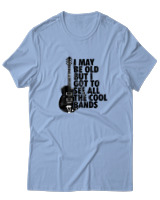 T-Shirt  Γυναικείο - I May Be Old But  - Color Thumbnail Γαλάζιο