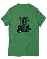 T-Shirt  Γυναικείο - I May Be Old But  - Color Thumbnail Πράσινο