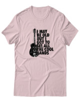T-Shirt  Γυναικείο - I May Be Old But  - Color Thumbnail Απαλό Ροζ