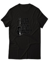 T-Shirt Αντρικό - I May Be Old But  - Color Thumbnail Μαύρο