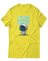 T-Shirt Αντρικό - I Need Some Space - Color Thumbnail Κίτρινο