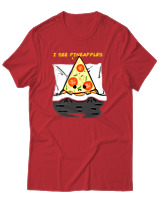 T-Shirt Αντρικό - I See Pineapples - Color Thumbnail Κόκκινο
