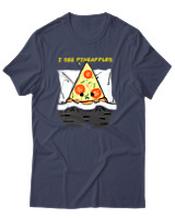 T-Shirt Αντρικό - I See Pineapples - Color Thumbnail Μπλε Γκρι